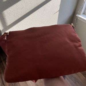 Burnt coral crossbody bag